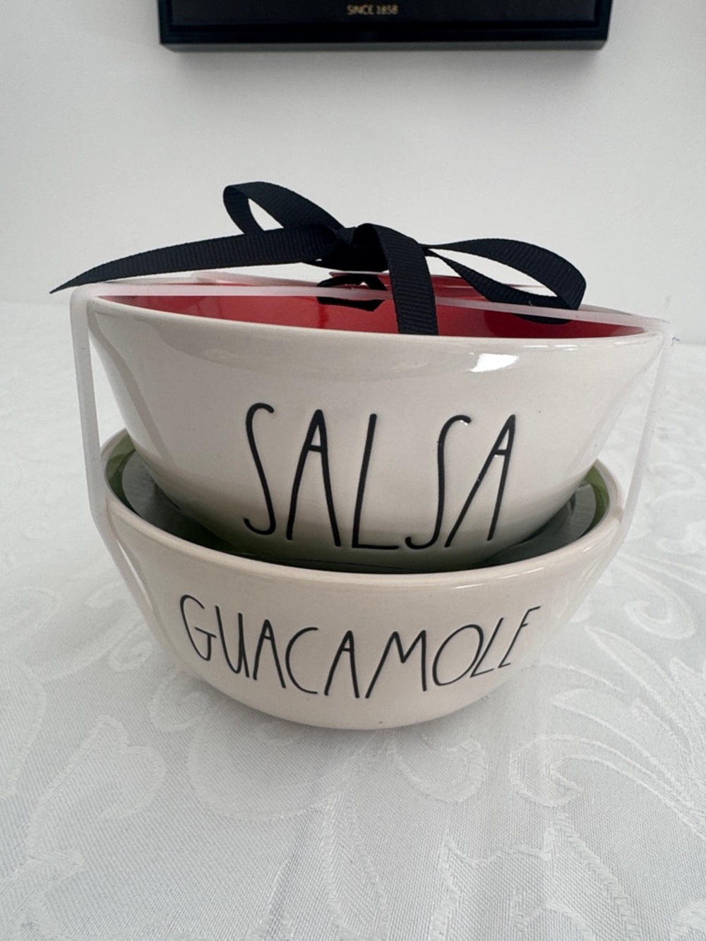 🍅Rae Dunn Salsa and Guacamole Serving Bowls